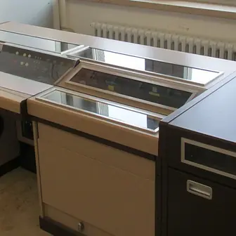 A banknote sorting machine with transparent covers